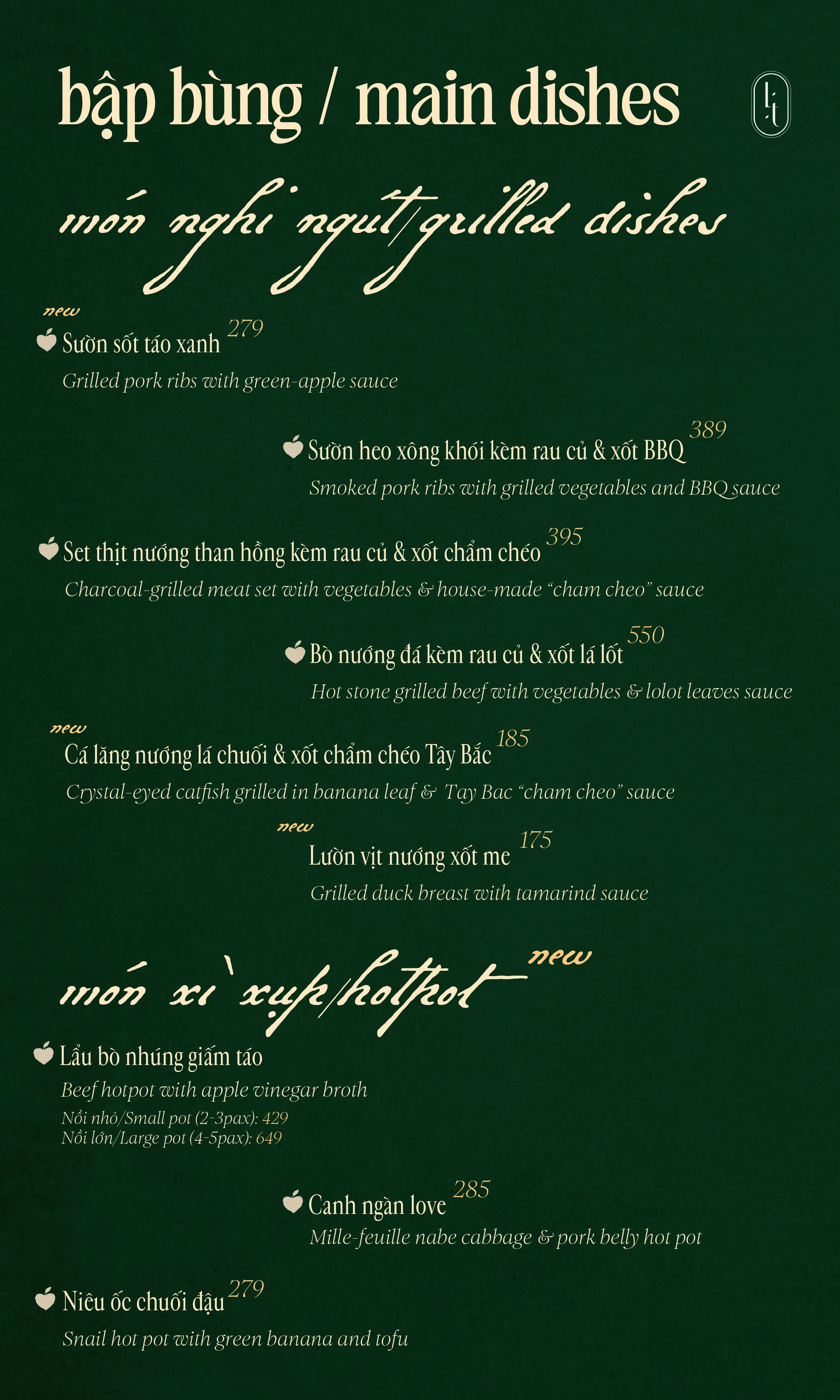 Menu trang 10