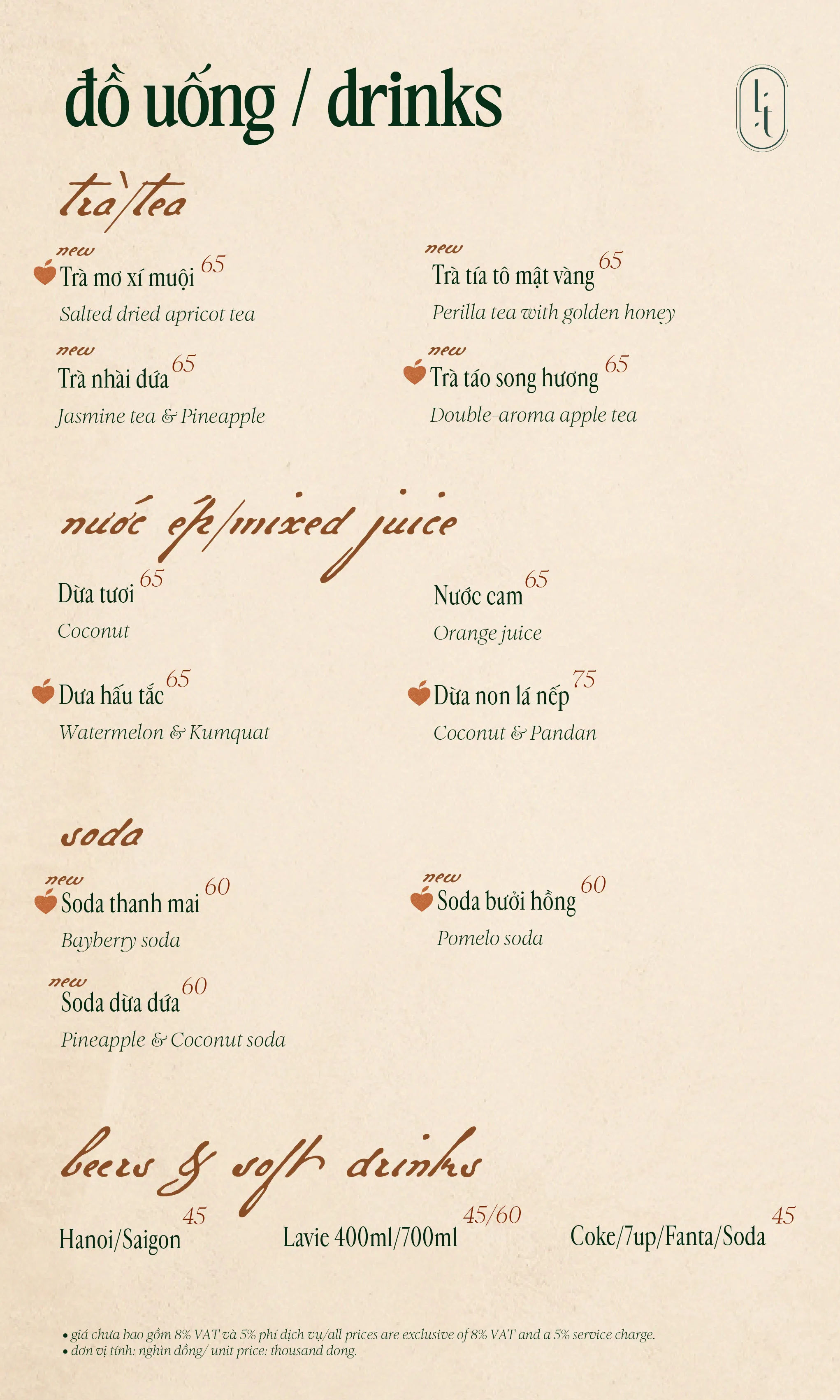 Menu trang 14