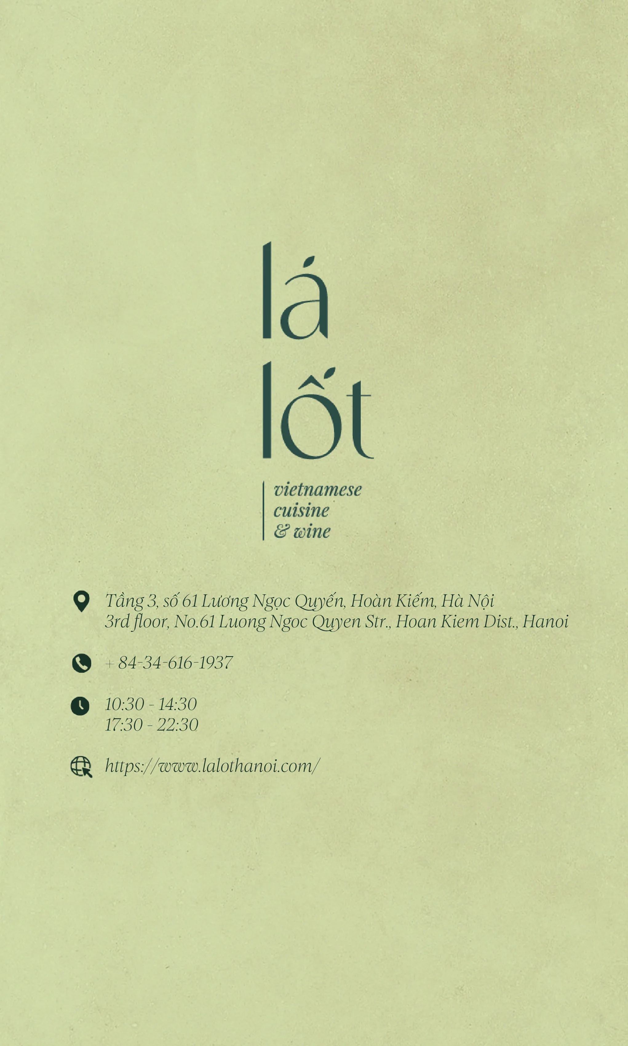 Menu trang 16