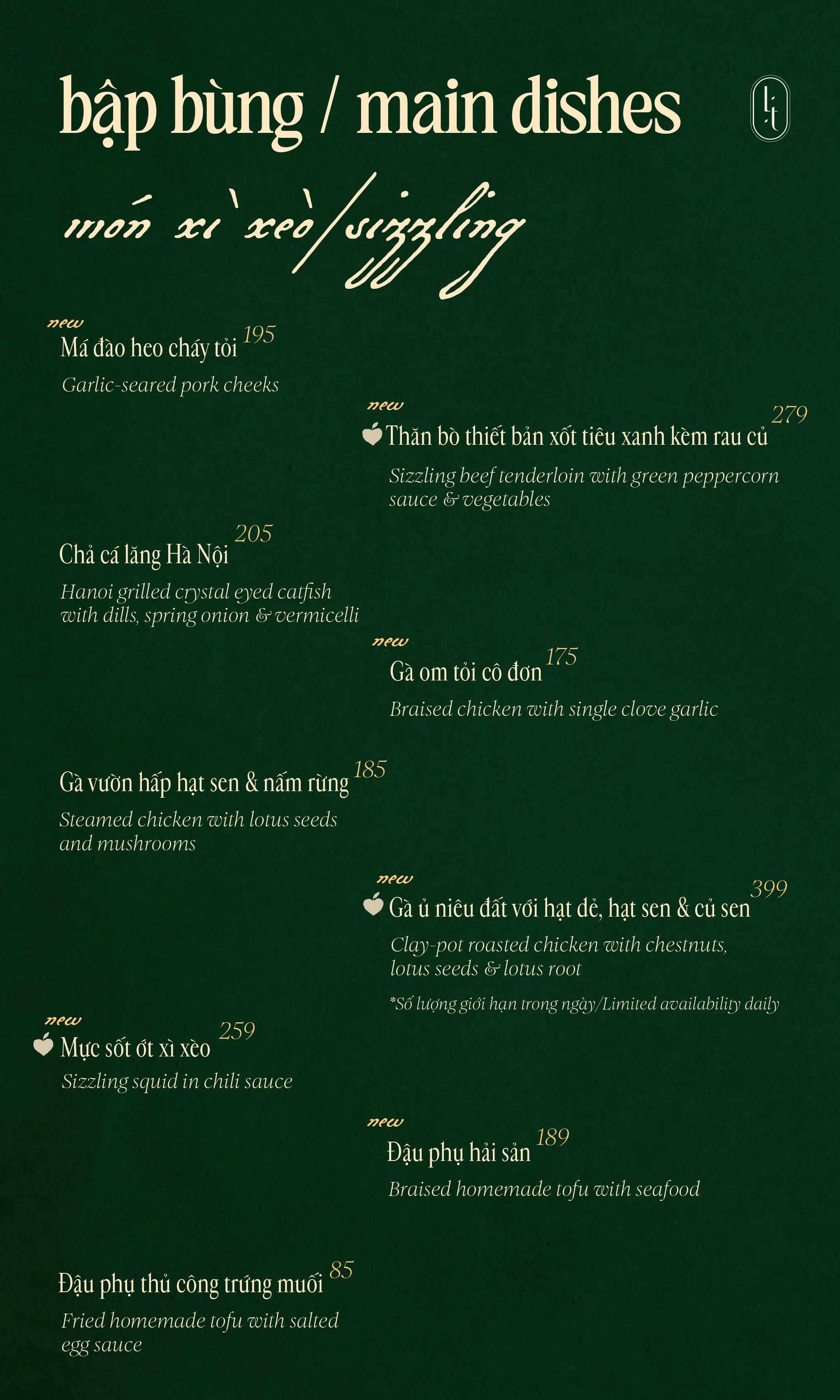 Menu trang 8